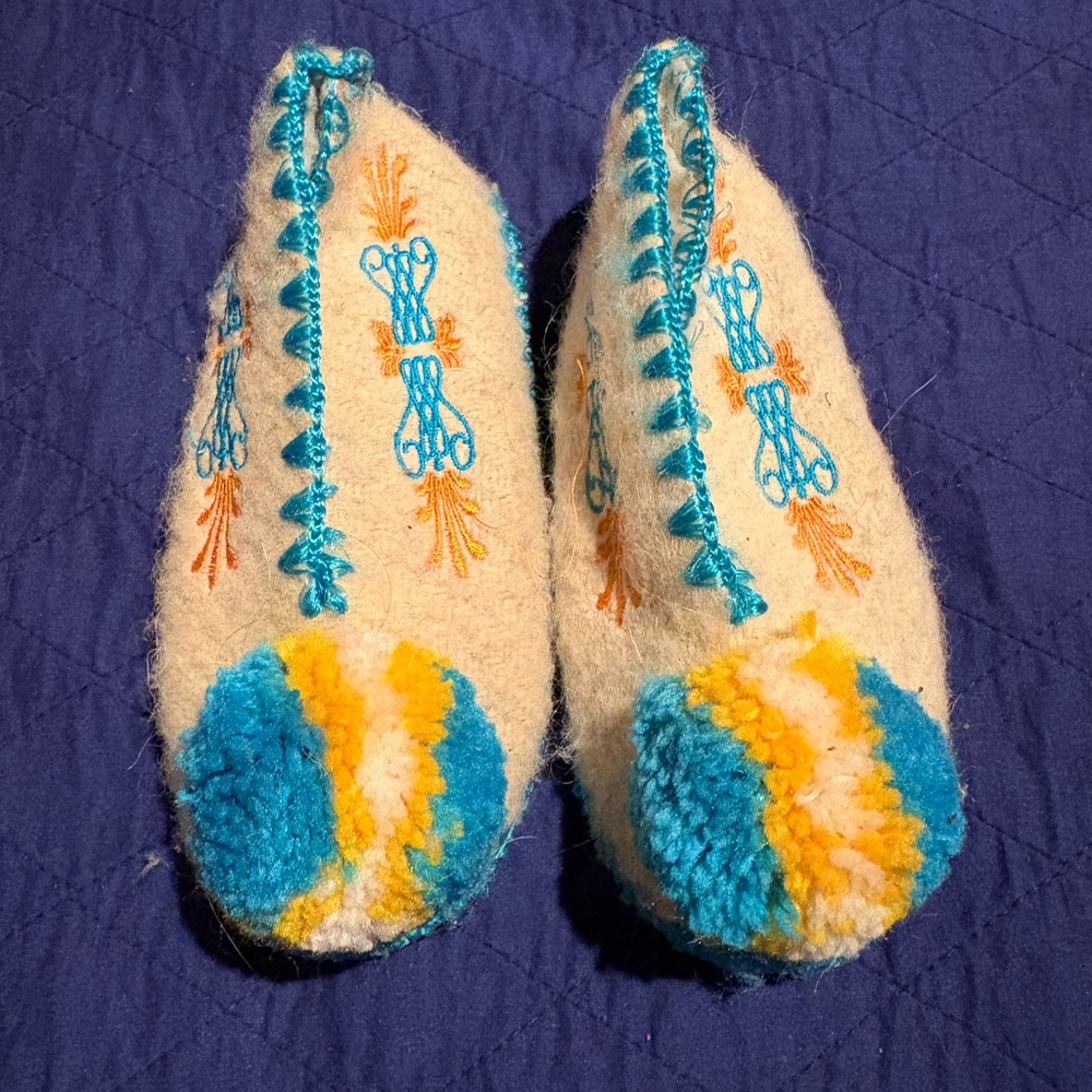Colorful Embroidered Slippers add on only